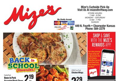 Mize's Thriftway Weekly Ad August 18 - 25, 2026