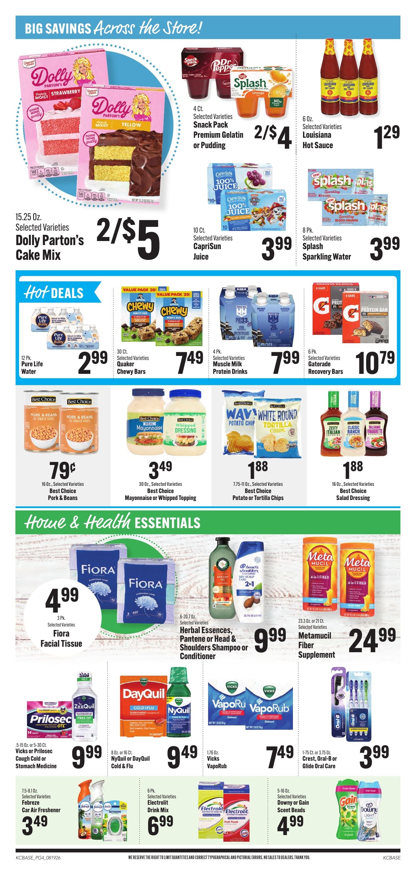 Mize's Thriftway Weekly Ad August 18 - 25, 2026