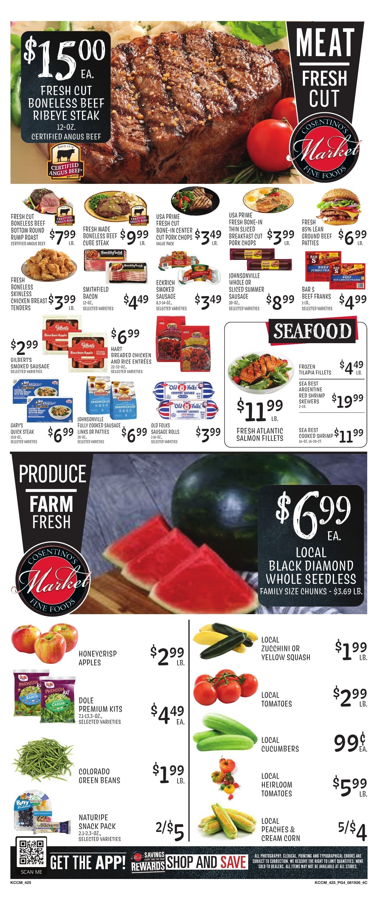 Cosentino's Market Weekly Ad August 18 - 25, 2026