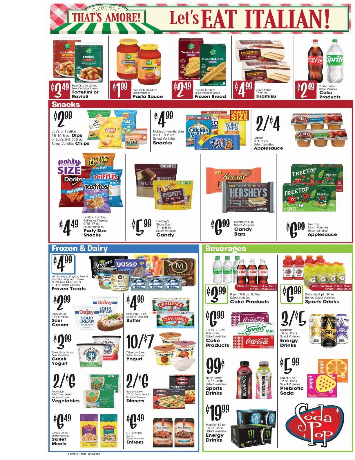 Ryan Grocery Weekly Ad August 19 - 25, 2026