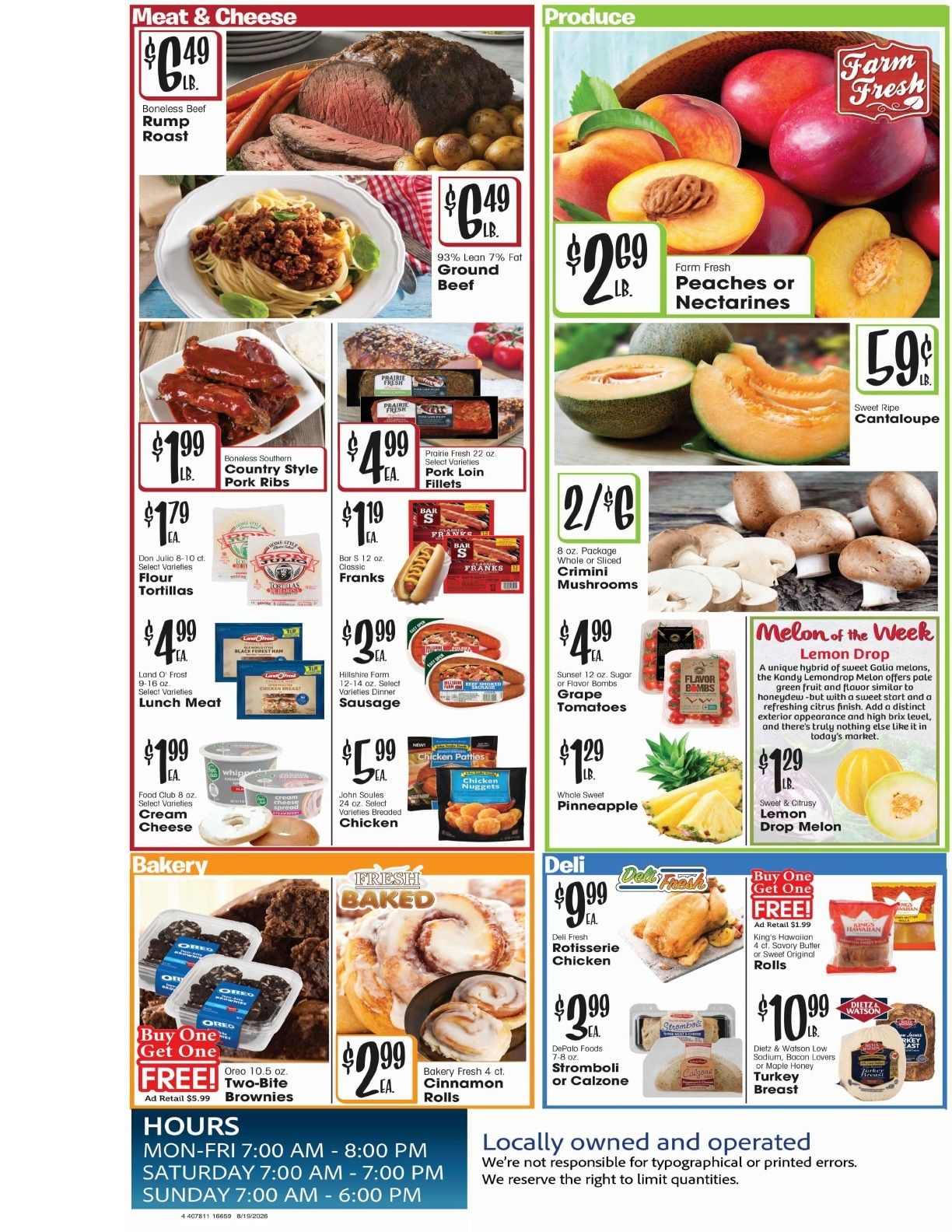 Ryan Grocery Weekly Ad August 19 - 25, 2026