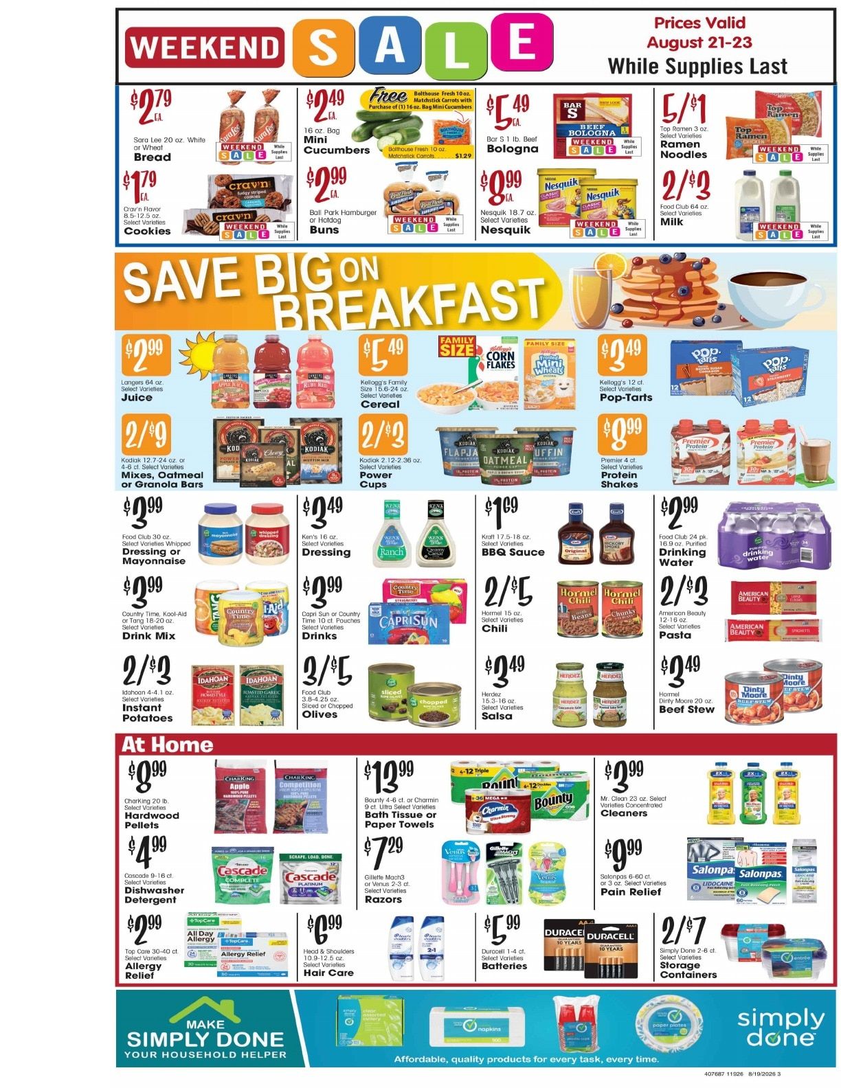 Burney's Weekly Ad August 19 - 25, 2026