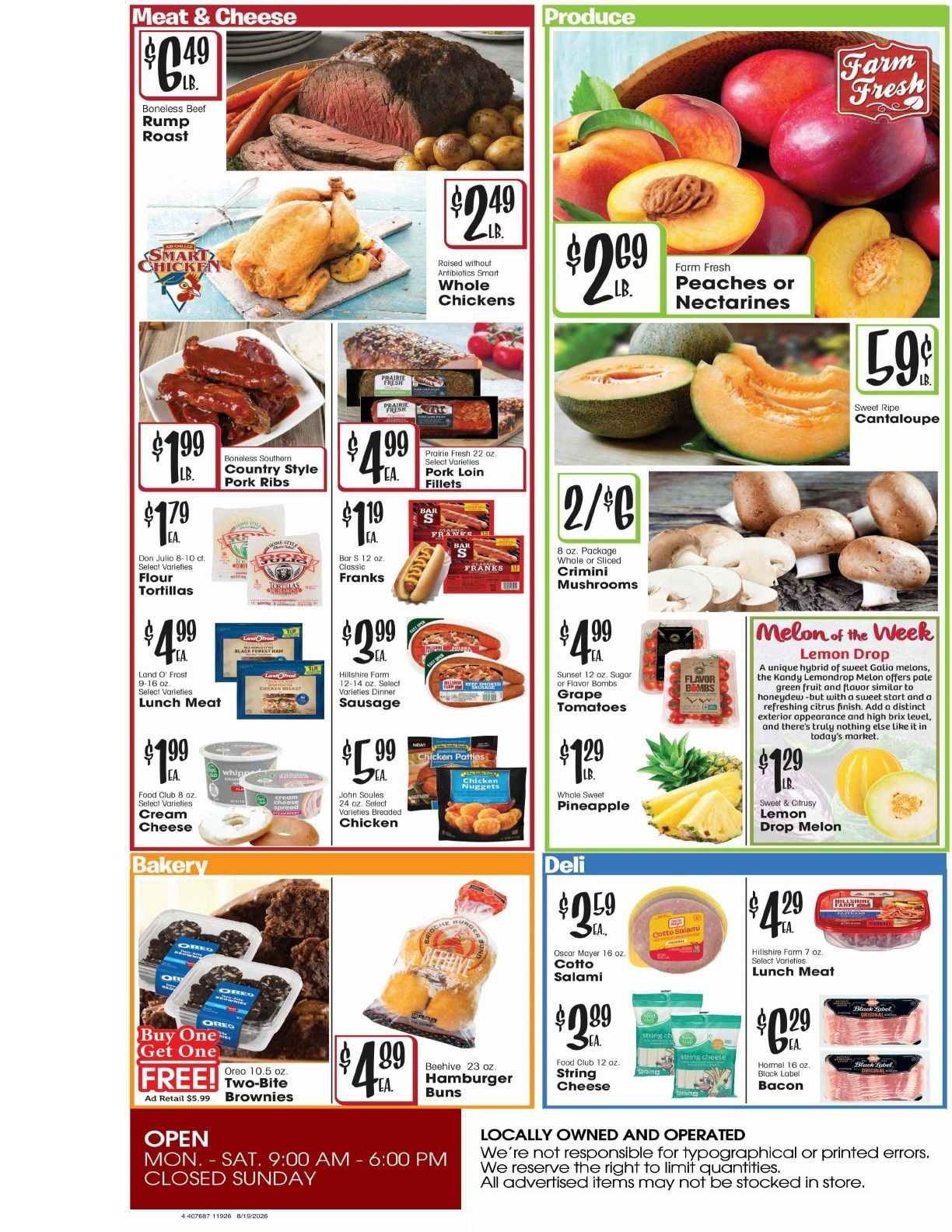 Burney's Weekly Ad August 19 - 25, 2026
