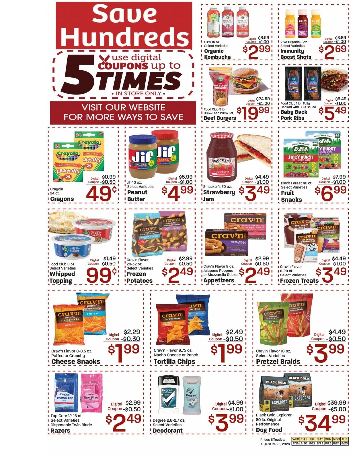 Burney's Weekly Ad August 19 - 25, 2026