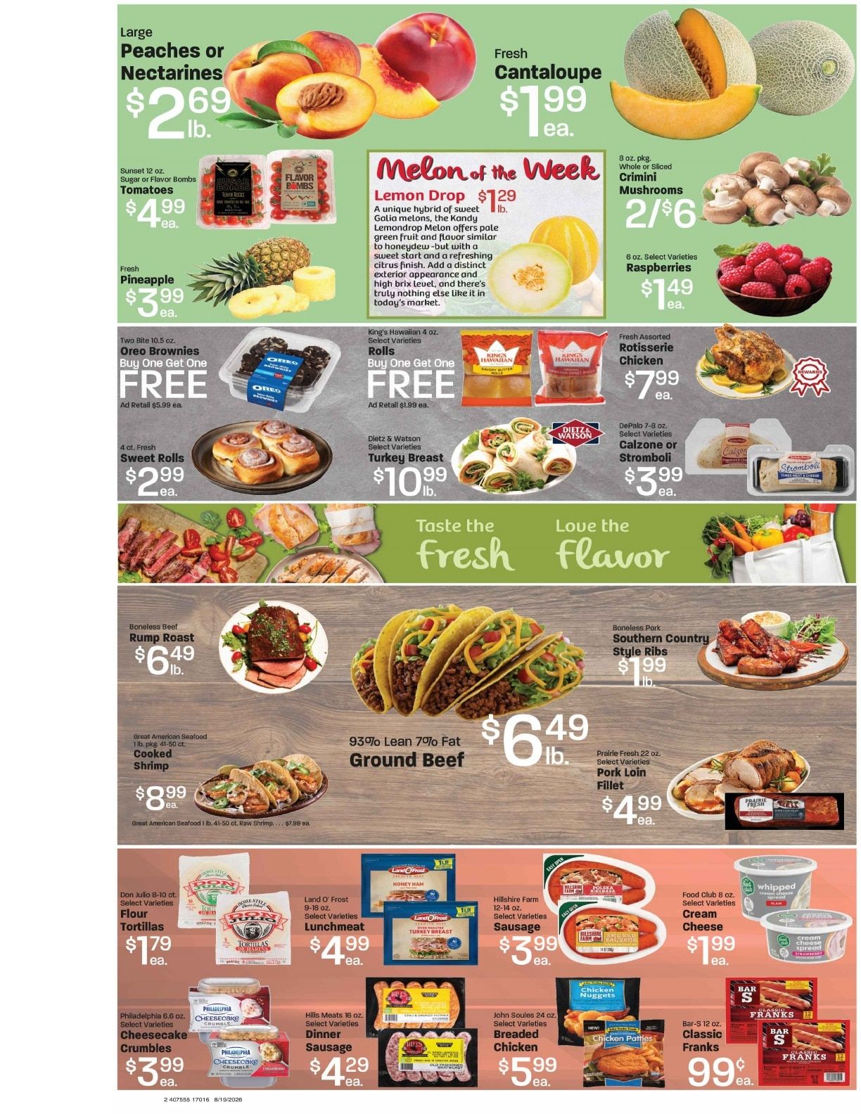 Lallatin Food Town Weekly Ad August 20 - 26, 2026