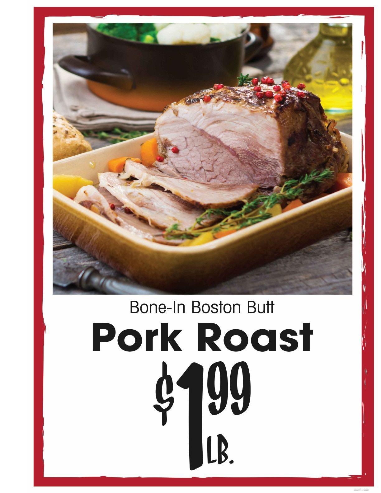 Lallatin Food Town Window Banner Specials Weekly Ad July 30 - August 31, 2026