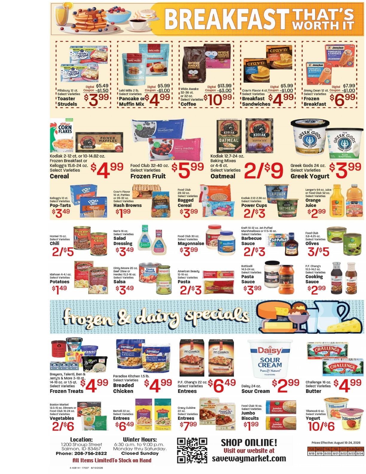 Saveway Market Weekly Ad August 18 - 24, 2026