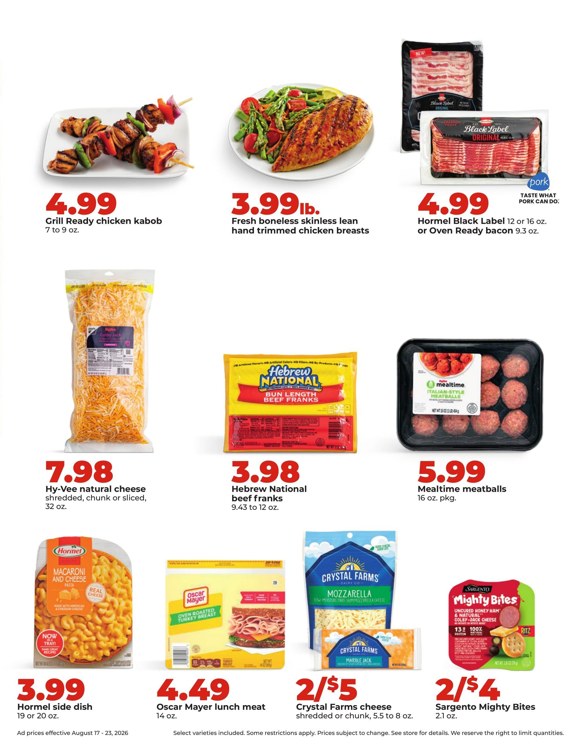 Hy-Vee (Buda Area, IL) Weekly Ad August 17 - 23, 2026