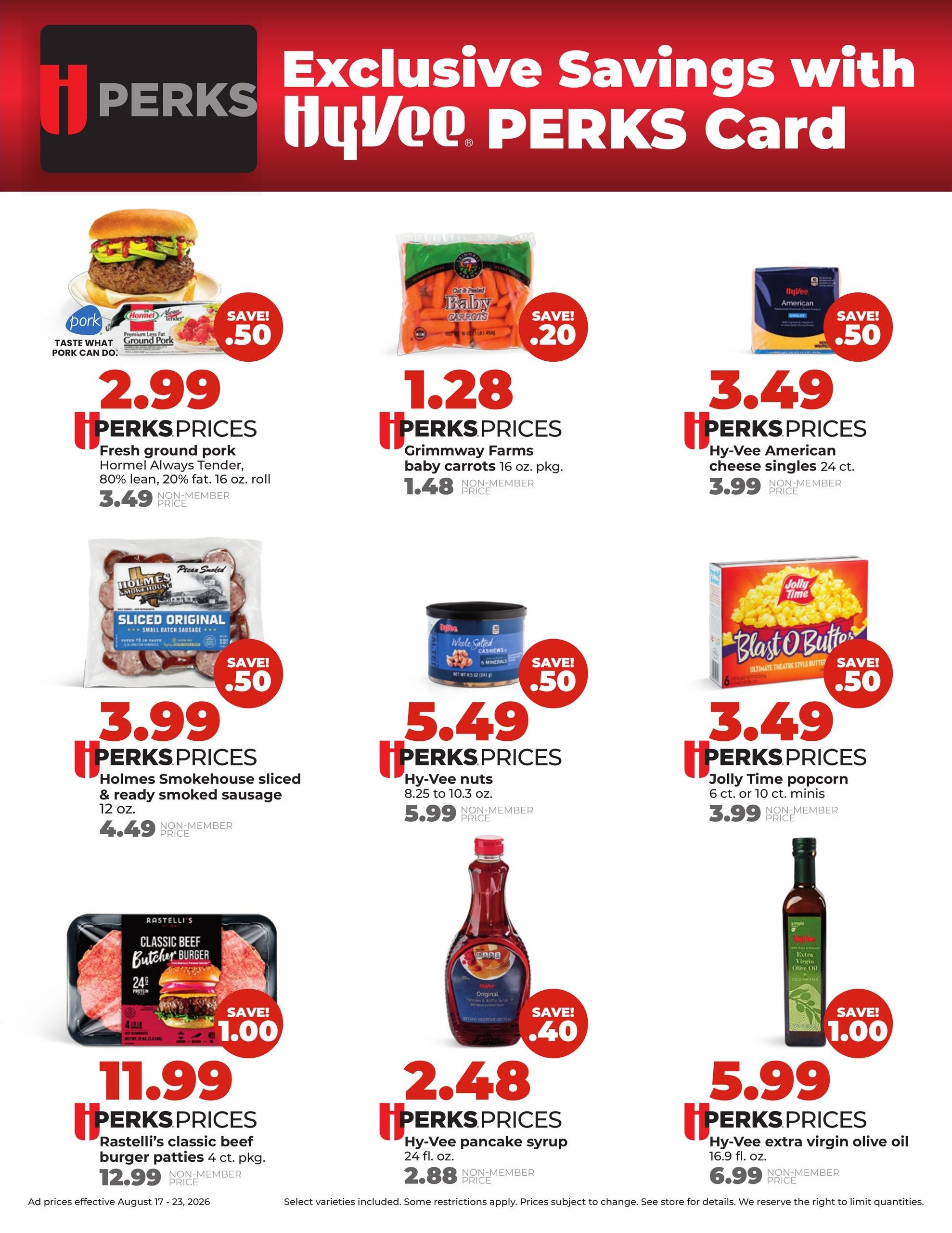 Hy-Vee (Buda Area, IL) Weekly Ad August 17 - 23, 2026