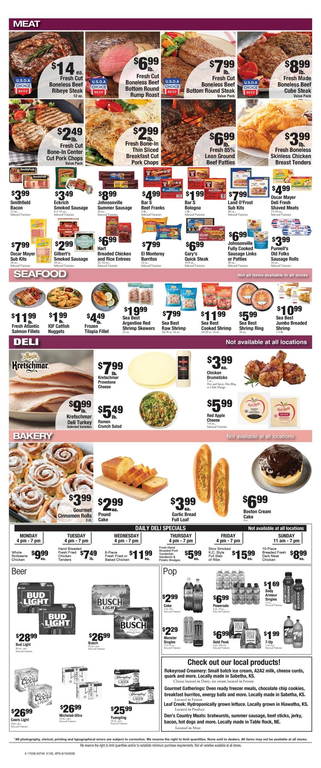 My Country Mart (Sabetha Area, KS) Weekly Ad August 19 - 25, 2026
