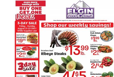 Elgin Foodtown Weekly Ad August 19 - 25, 2026