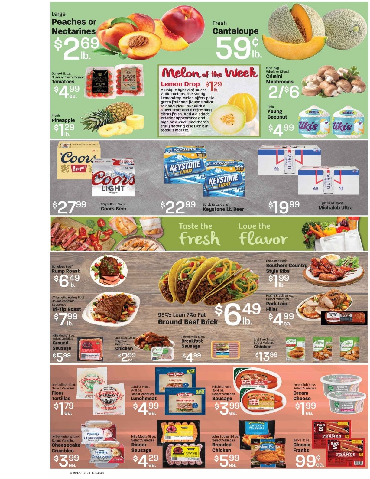 Elgin Foodtown Weekly Ad August 19 - 25, 2026