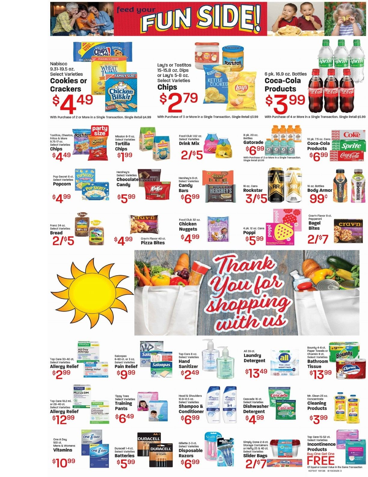Elgin Foodtown Weekly Ad August 19 - 25, 2026