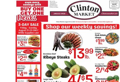 Clinton Market Weekly Ad August 19 - 25, 2026