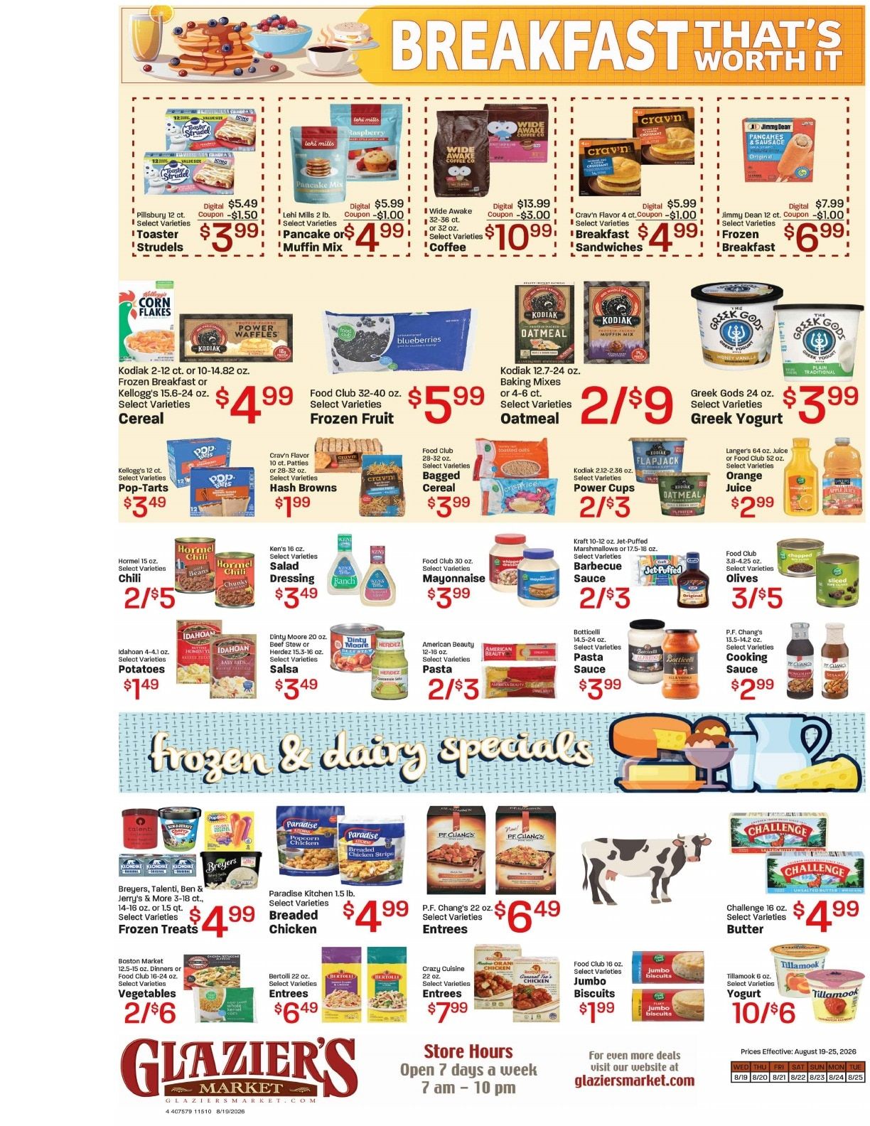 Glazier's Market Weekly Ad August 19 - 25, 2026