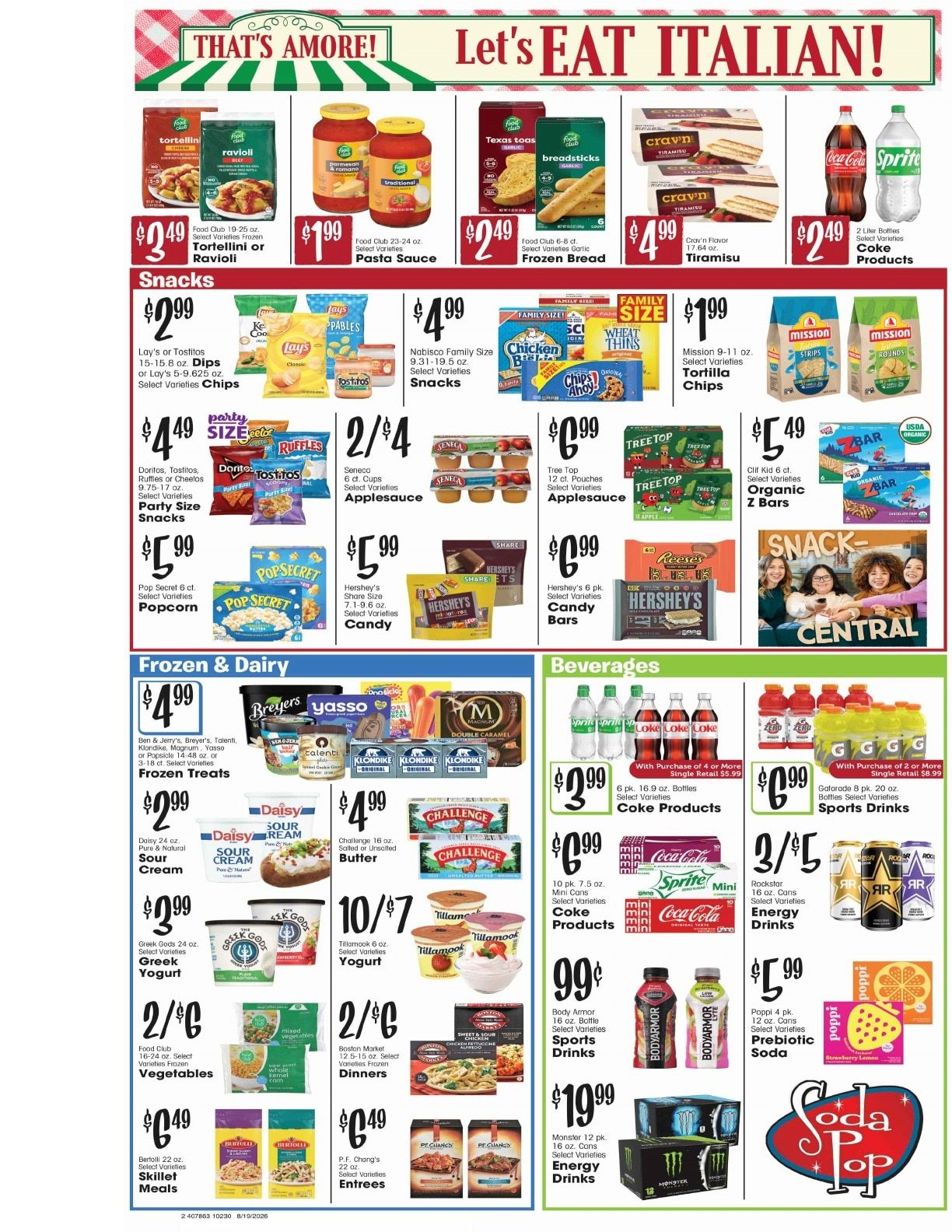 Barrett's Foodtown Weekly Ad August 19 - 25, 2026