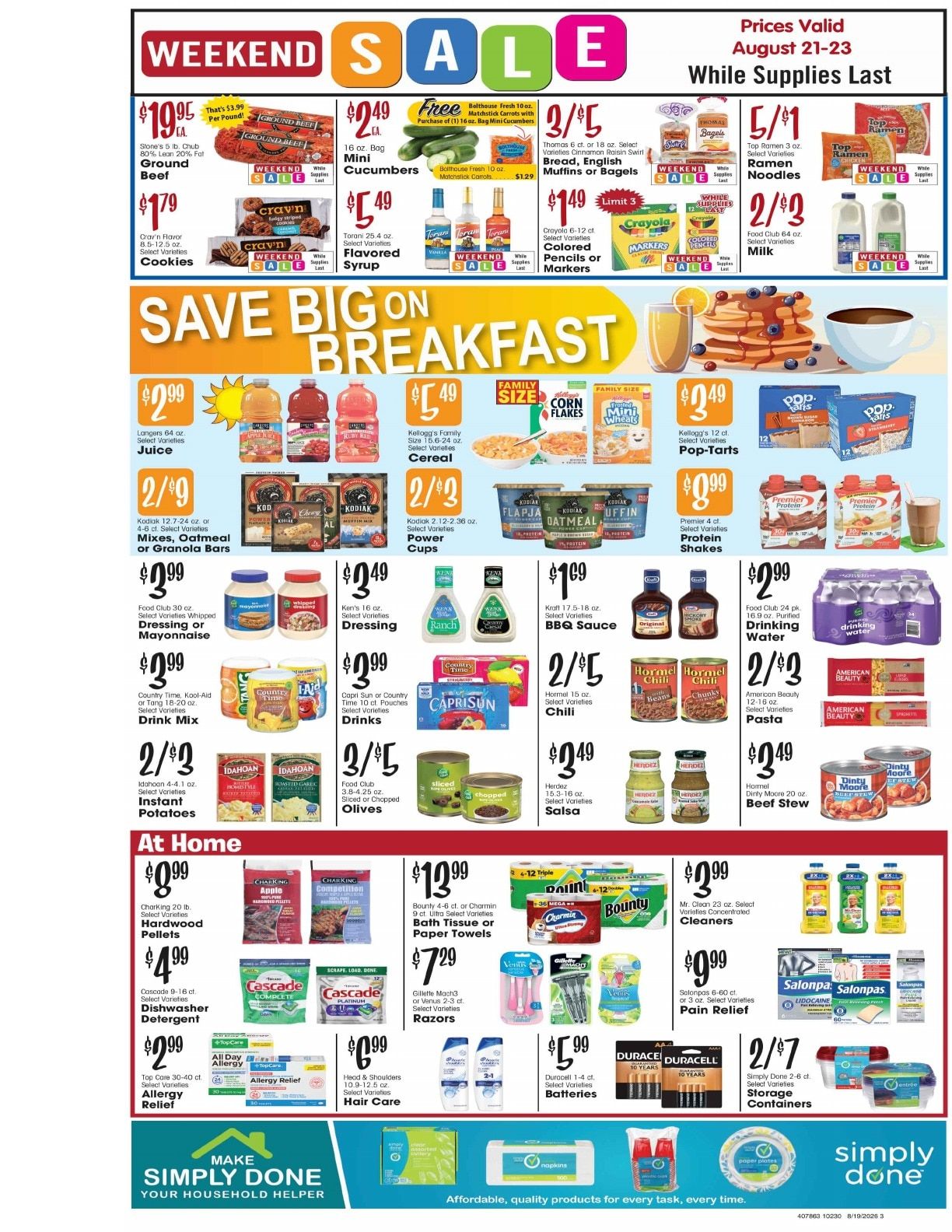 Barrett's Foodtown Weekly Ad August 19 - 25, 2026
