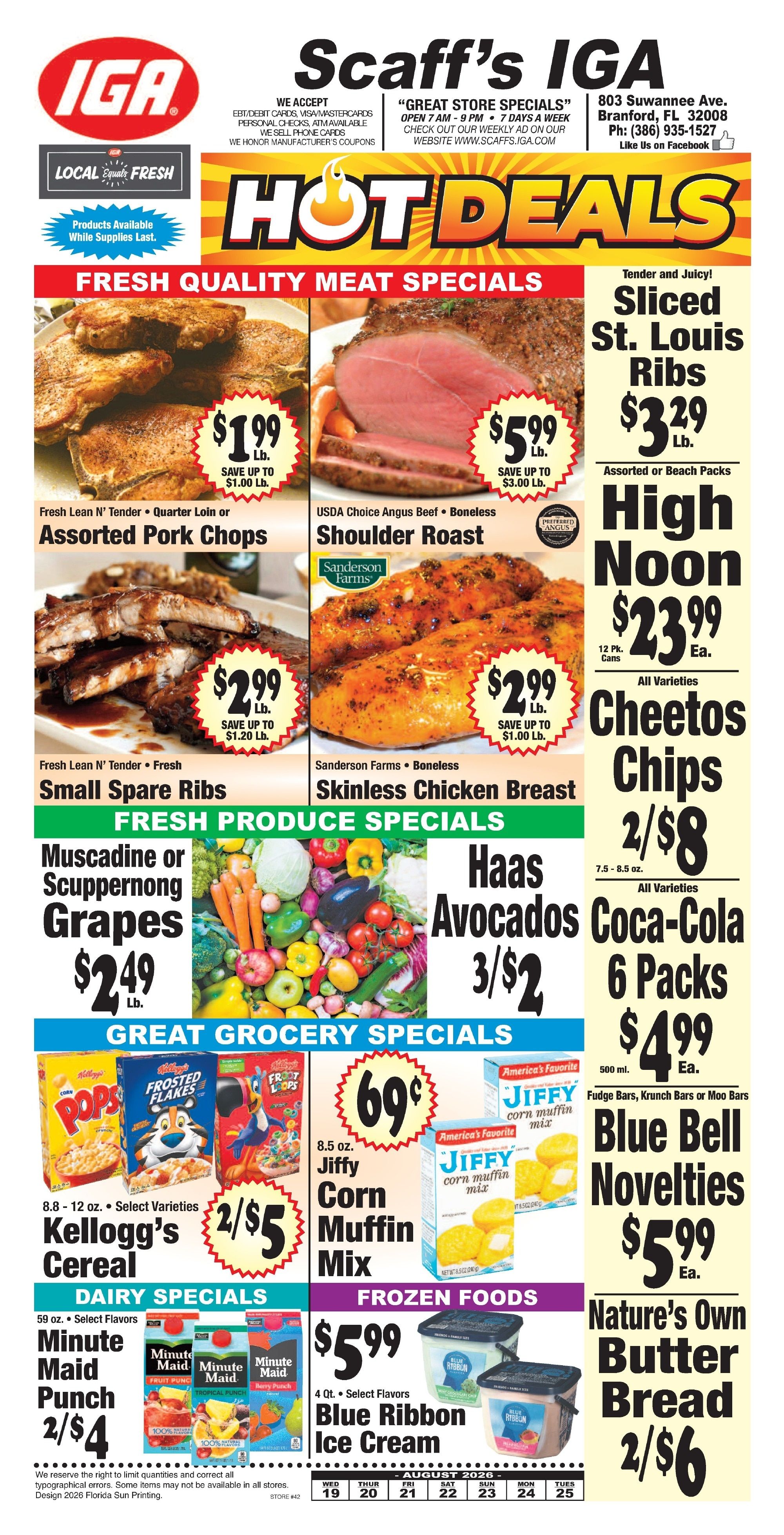 Scaff's Branford Market Weekly Ad August 19 - 25, 2026