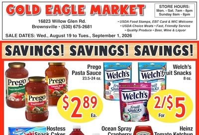 Gold Eagle Market Weekly Ad August 26 - September 1, 2026