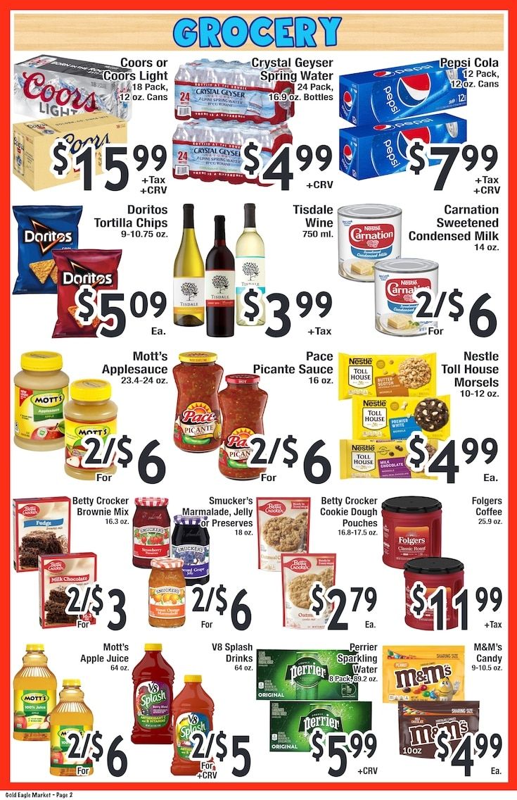 Gold Eagle Market Weekly Ad August 26 - September 1, 2026
