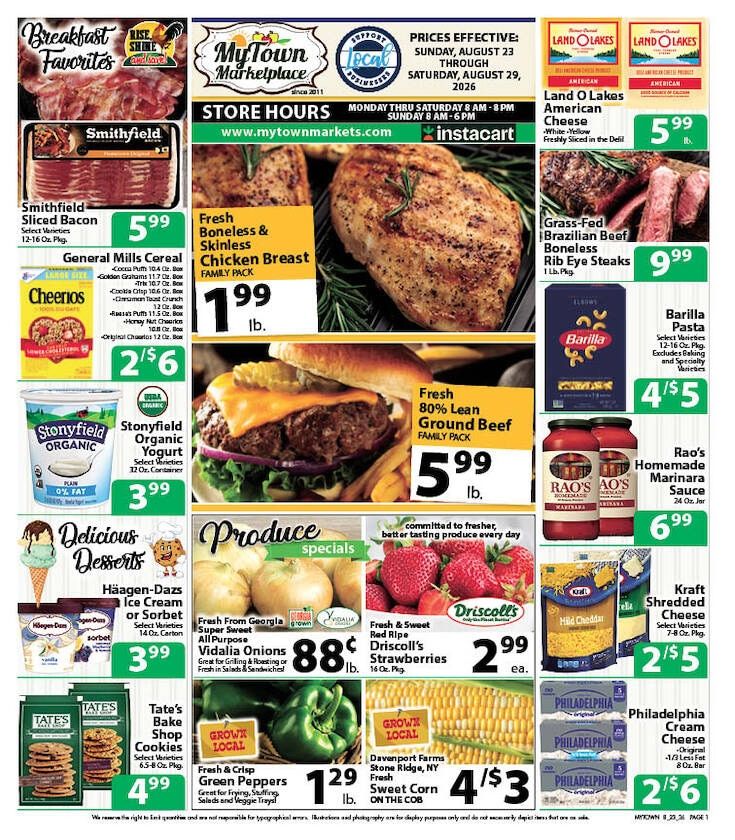 MyTown Marketplace Weekly Ad August 23 - 29, 2026