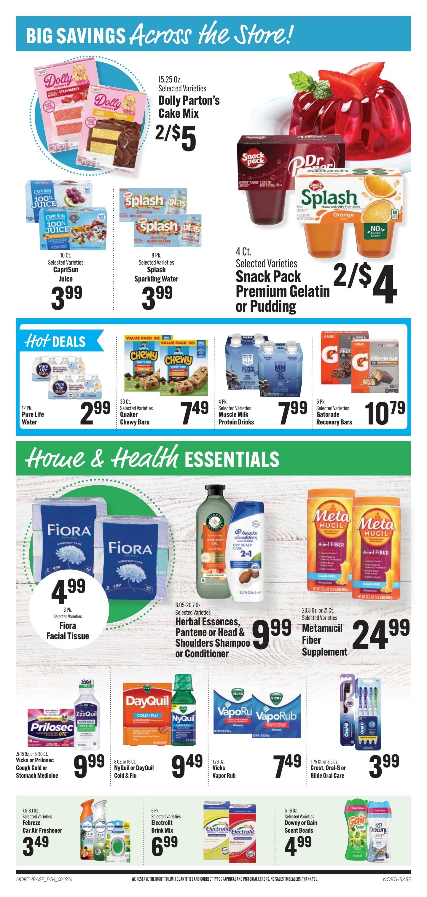 Big Chimney Supermarket Weekly Ad August 19 - 25, 2026
