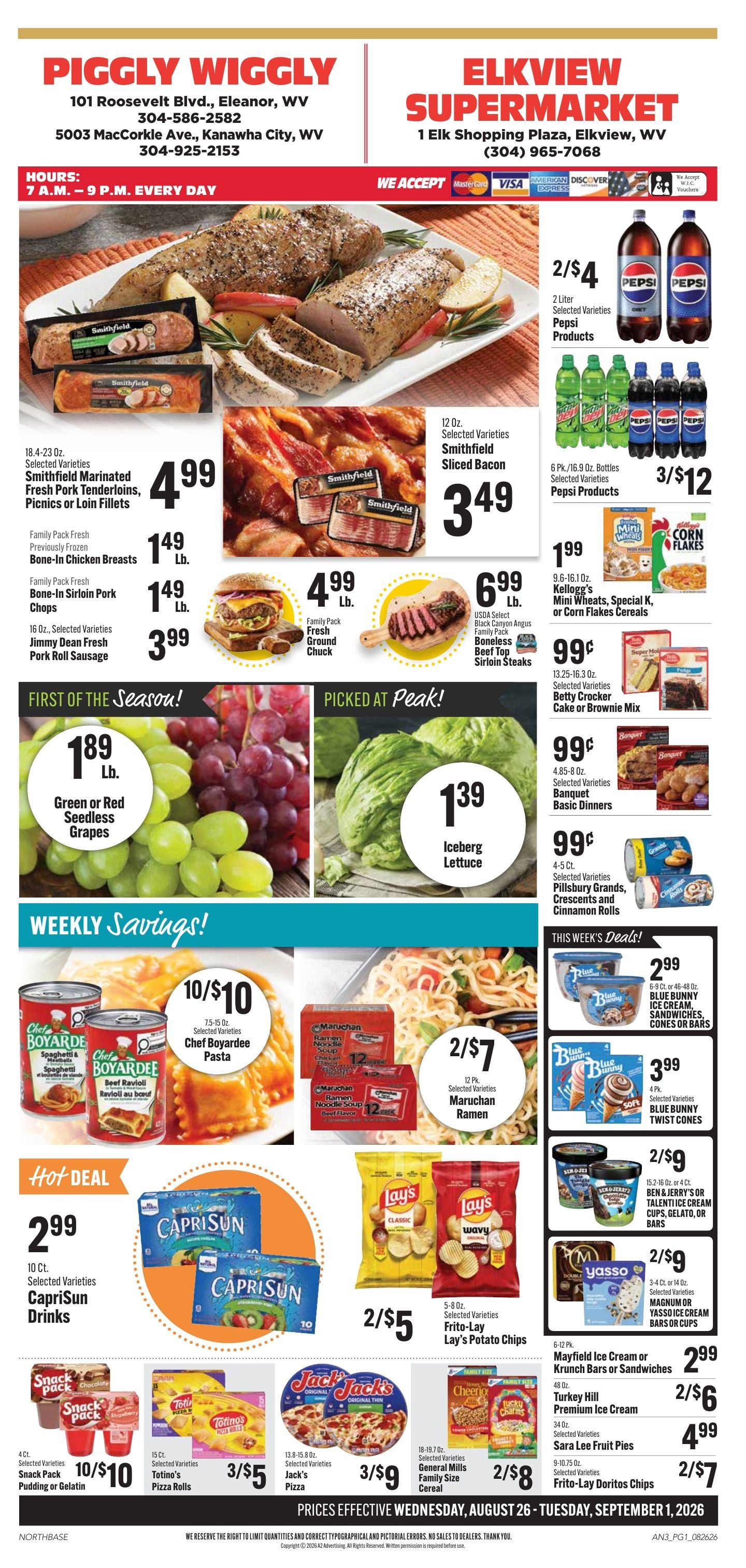 Poca Supermarket Weekly Ad August 26 - September 1, 2026