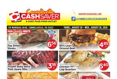 Cash Saver Connellsville Weekly Ad August 20 - 26, 2026