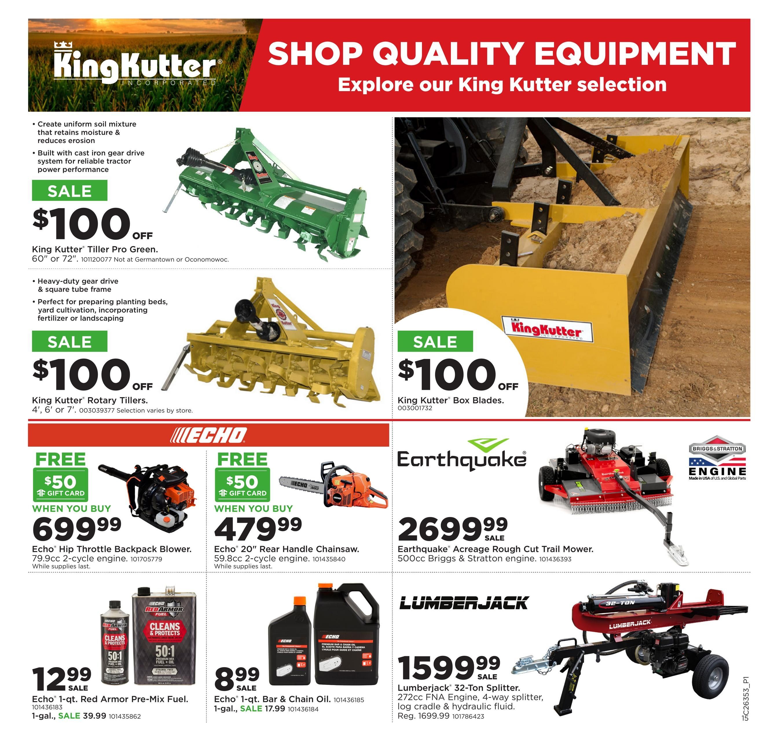 Fleet Farm (MN, ND, SD, WI) Rural Life Weekly Ad August 24 - September 20, 2026