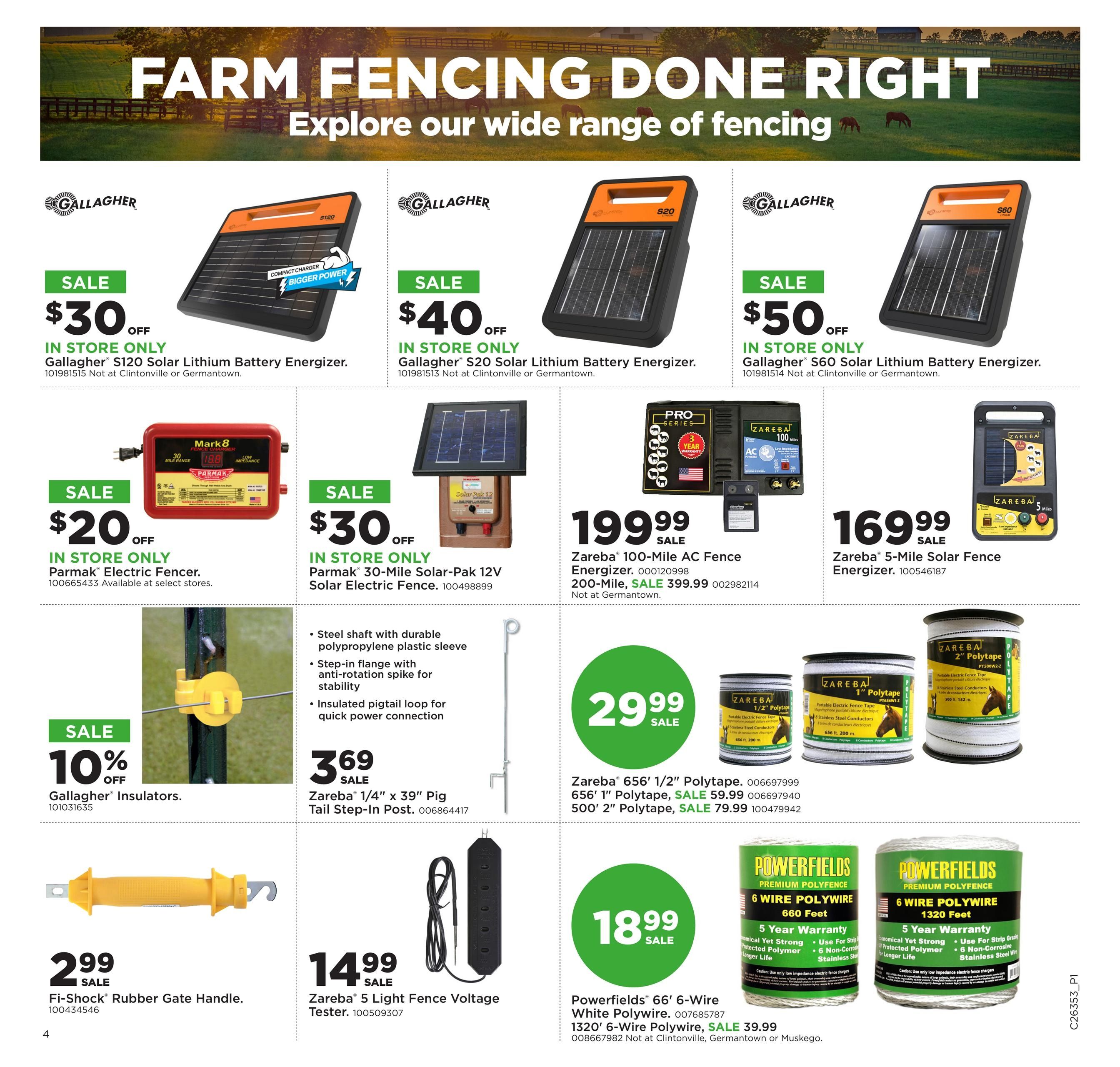 Fleet Farm (MN, ND, SD, WI) Rural Life Weekly Ad August 24 - September 20, 2026