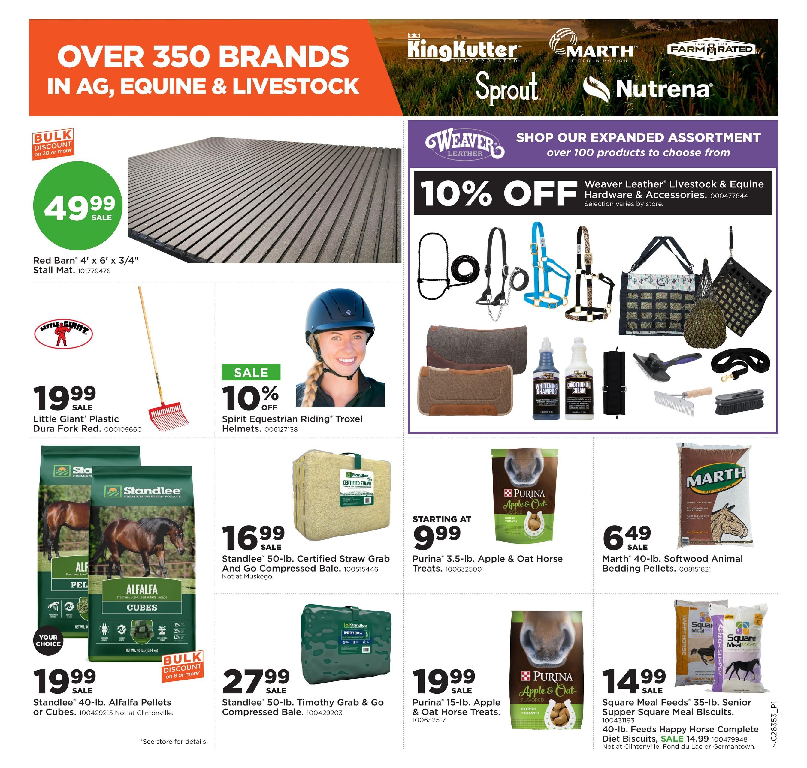 Fleet Farm (MN, ND, SD, WI) Rural Life Weekly Ad August 24 - September 20, 2026