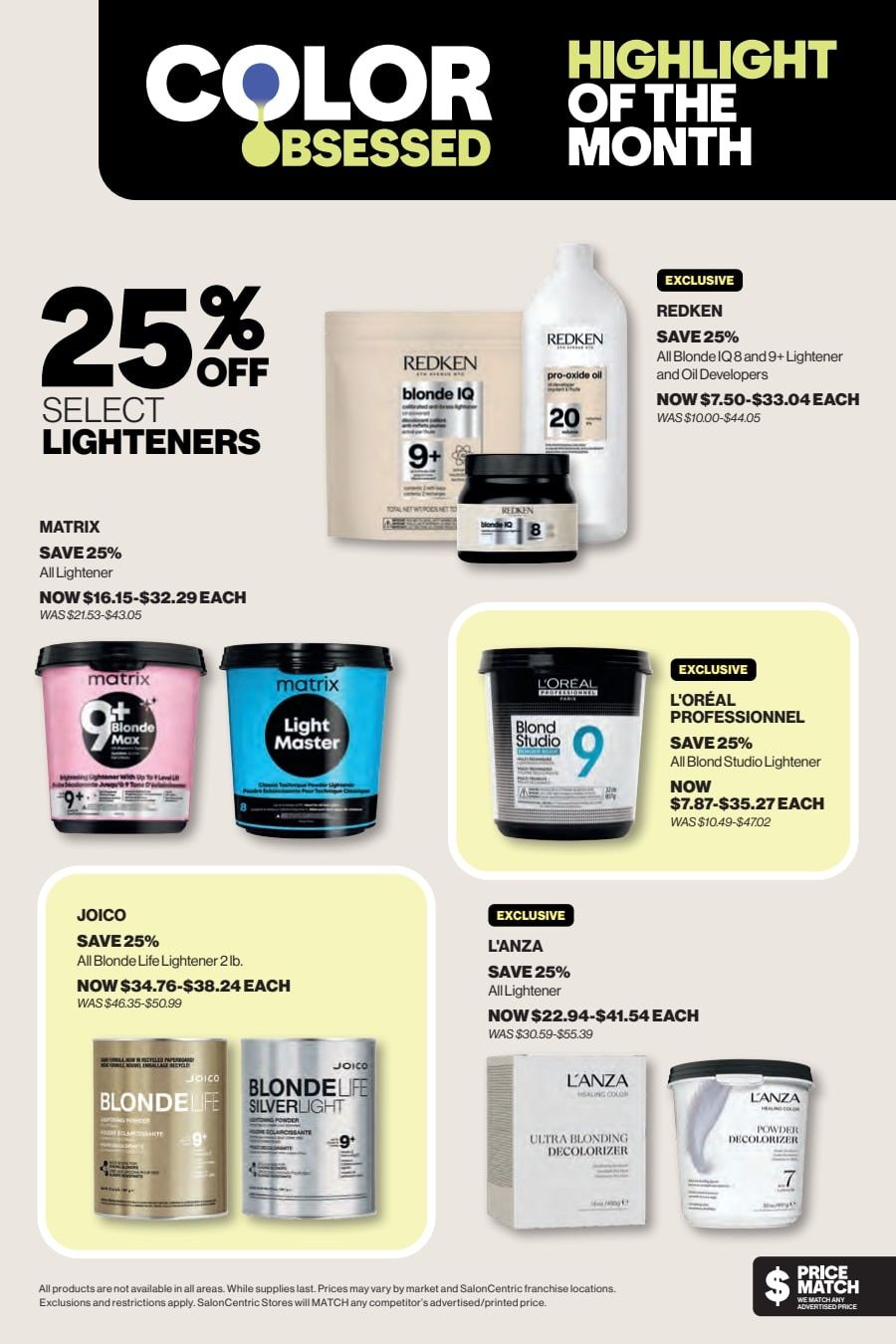 SalonCentric August 2026 Catalog Weekly Ad August 1 - 31, 2026