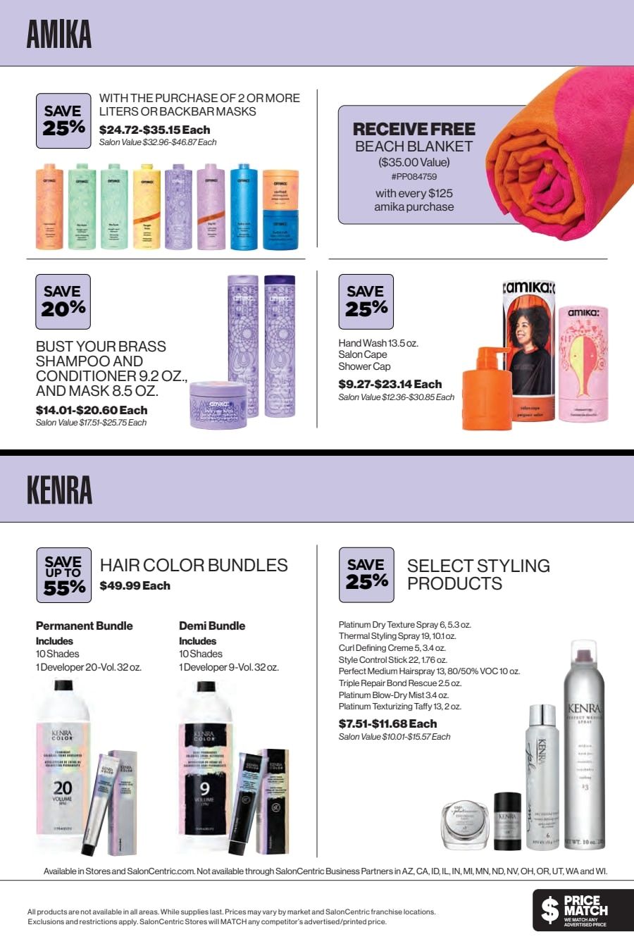 SalonCentric August 2026 Catalog Weekly Ad August 1 - 31, 2026