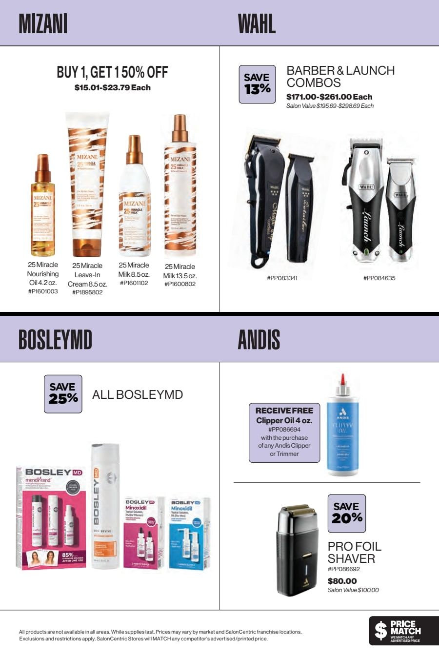 SalonCentric August 2026 Catalog Weekly Ad August 1 - 31, 2026