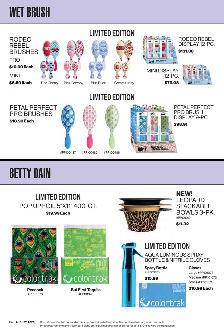 SalonCentric August 2026 Catalog Weekly Ad August 1 - 31, 2026