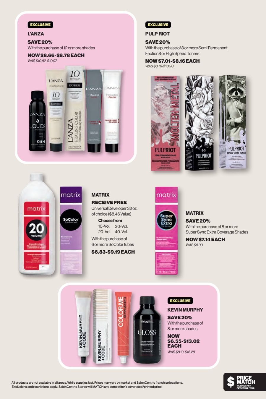 SalonCentric August 2026 Catalog Weekly Ad August 1 - 31, 2026