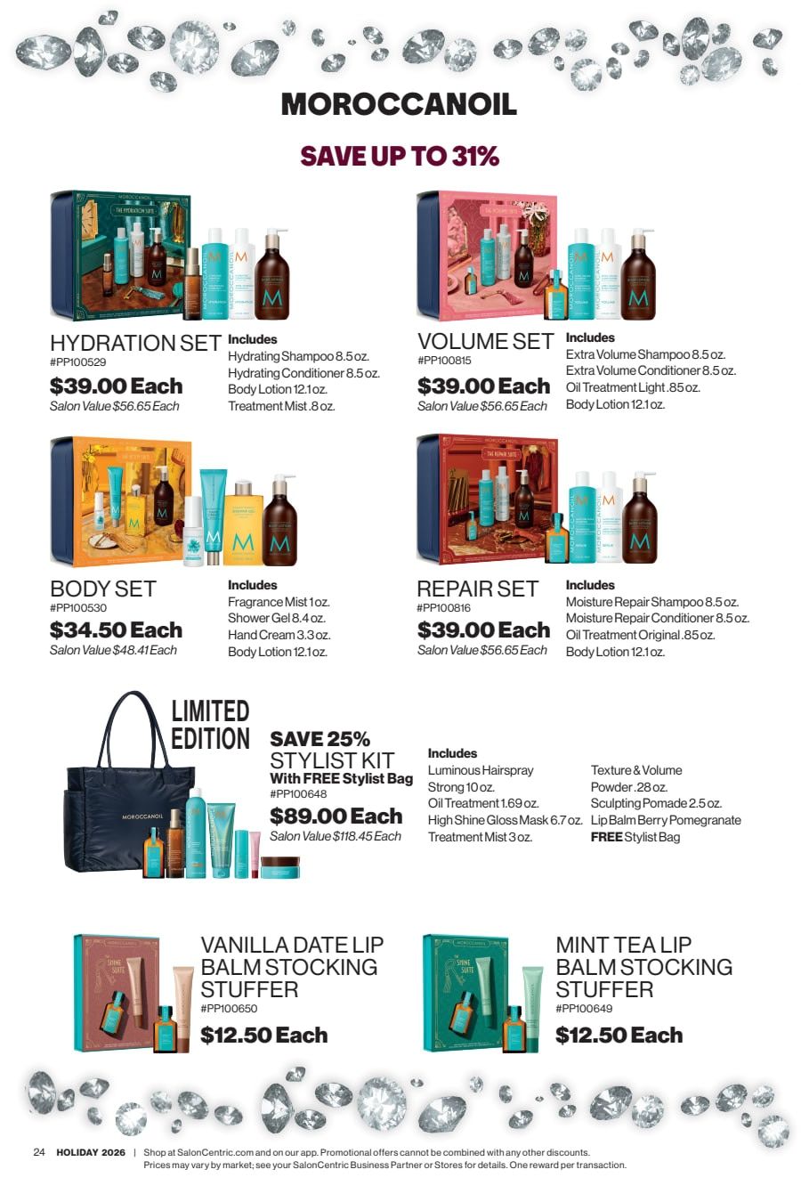 SalonCentric Holiday 2026 Catalog Weekly Ad August 1 - December 31, 2026