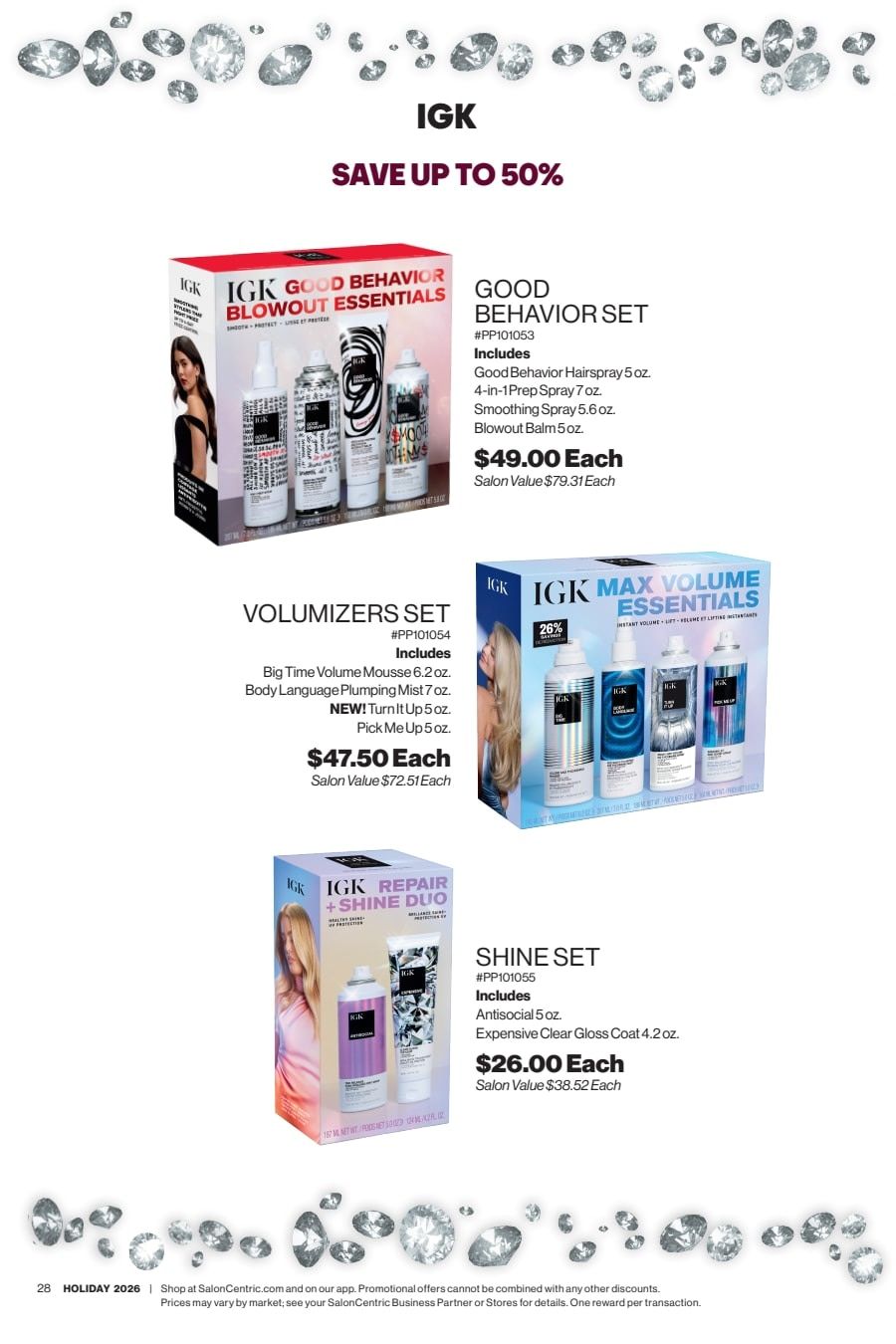 SalonCentric Holiday 2026 Catalog Weekly Ad August 1 - December 31, 2026