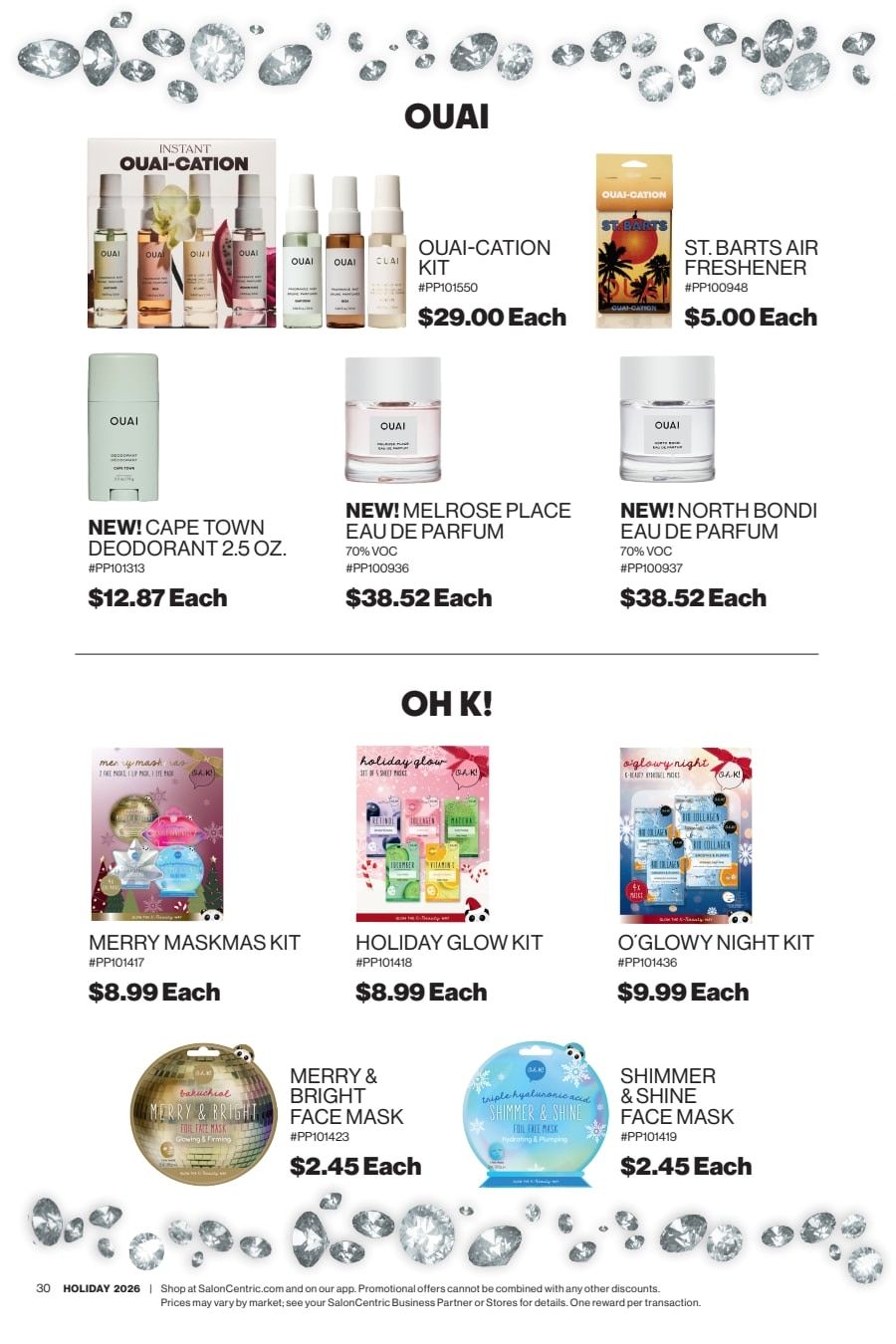 SalonCentric Holiday 2026 Catalog Weekly Ad August 1 - December 31, 2026