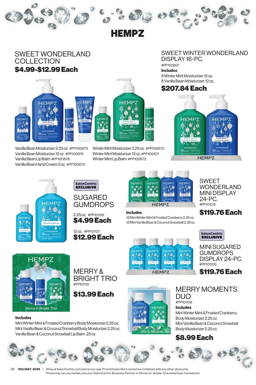 SalonCentric Holiday 2026 Catalog Weekly Ad August 1 - December 31, 2026