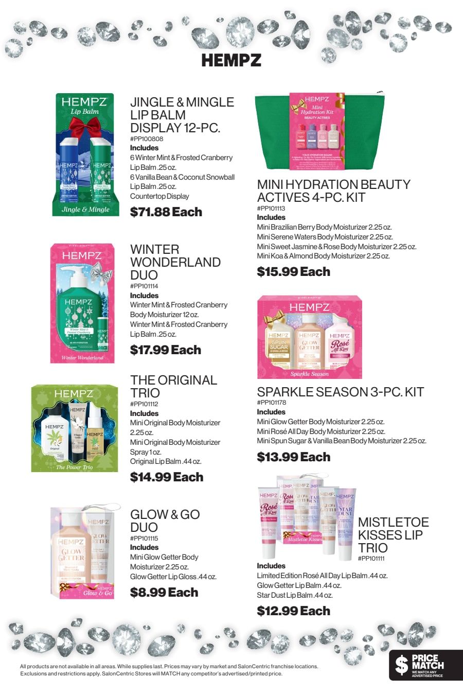 SalonCentric Holiday 2026 Catalog Weekly Ad August 1 - December 31, 2026