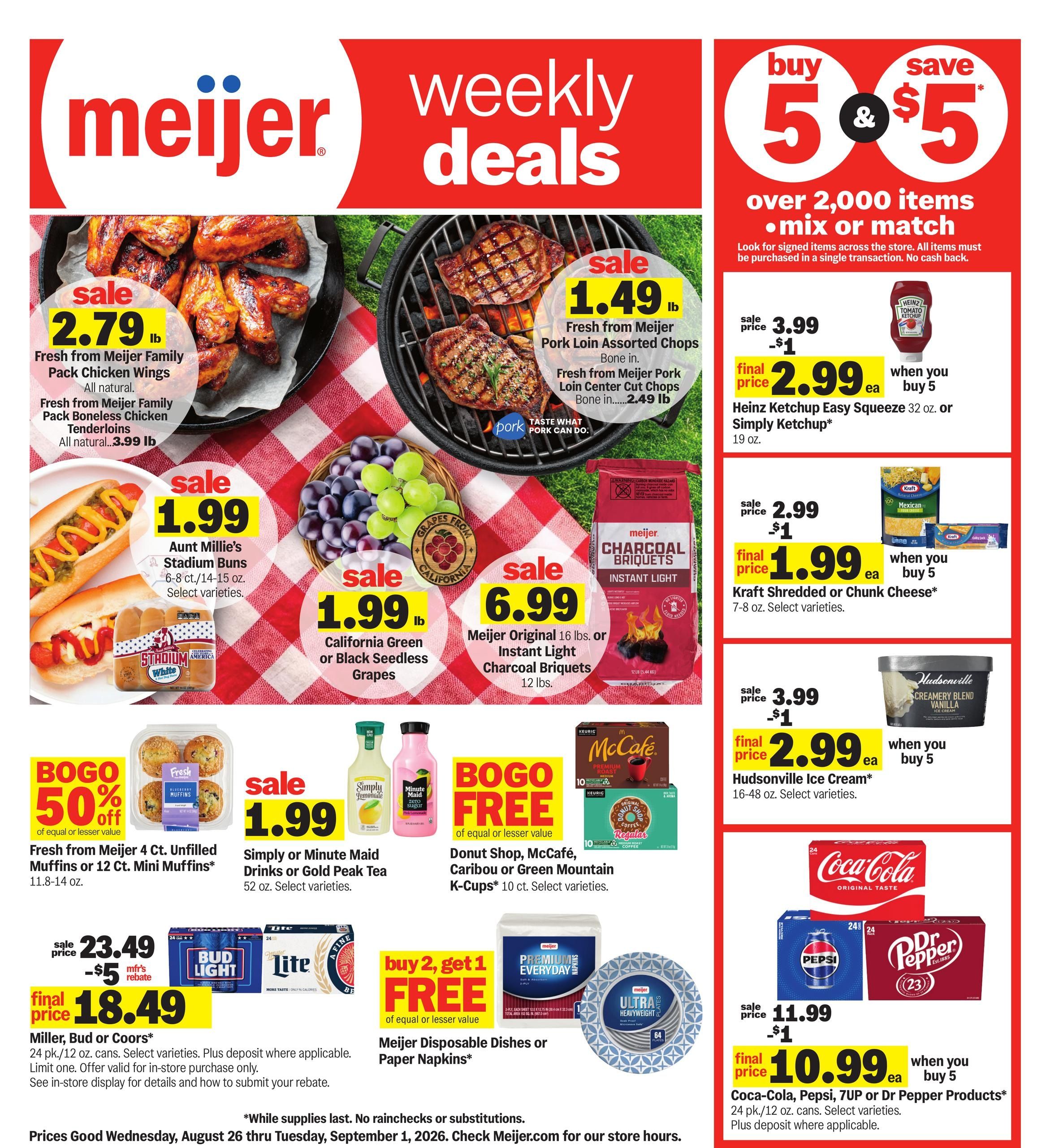 Meijer (Bethelridge Area, KY) Weekly Ad August 26 - September 1, 2026