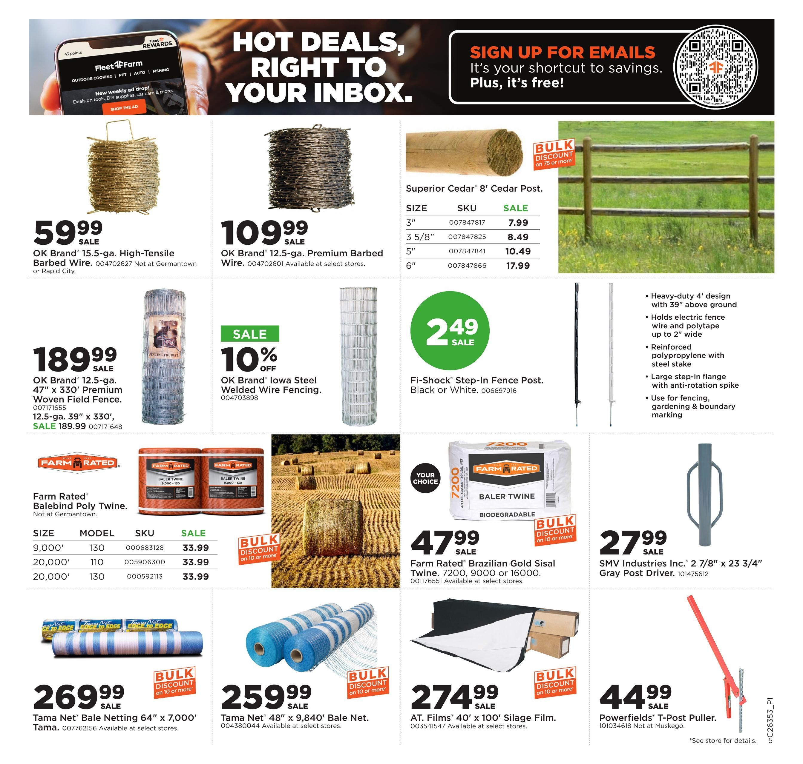 Fleet Farm (IA, NE, SD) Rural Life Weekly Ad August 24 - September 20, 2026