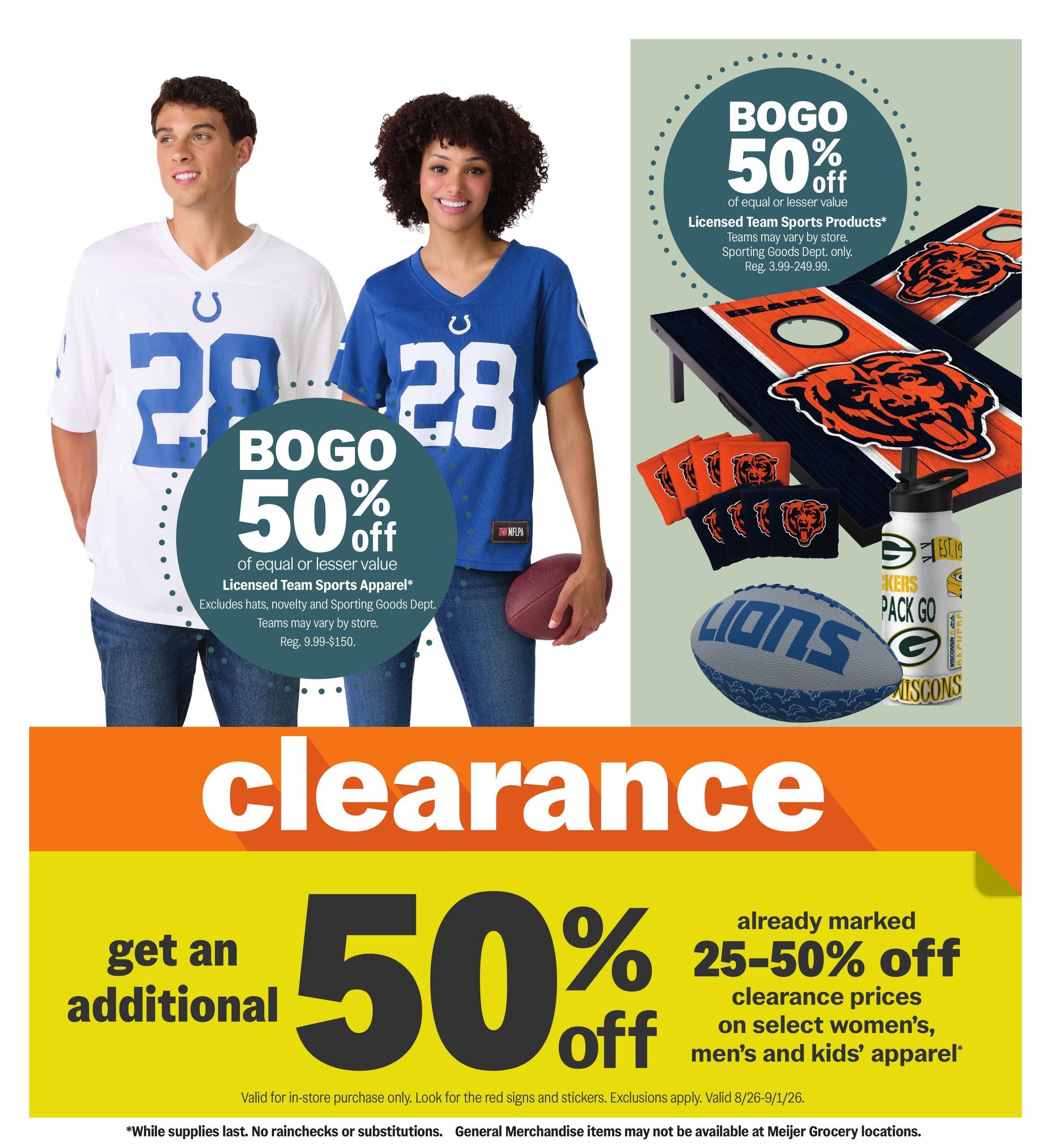 Meijer (Clay City Area, IL) college vibes. real low prices. Weekly Ad August 26 - September 1, 2026