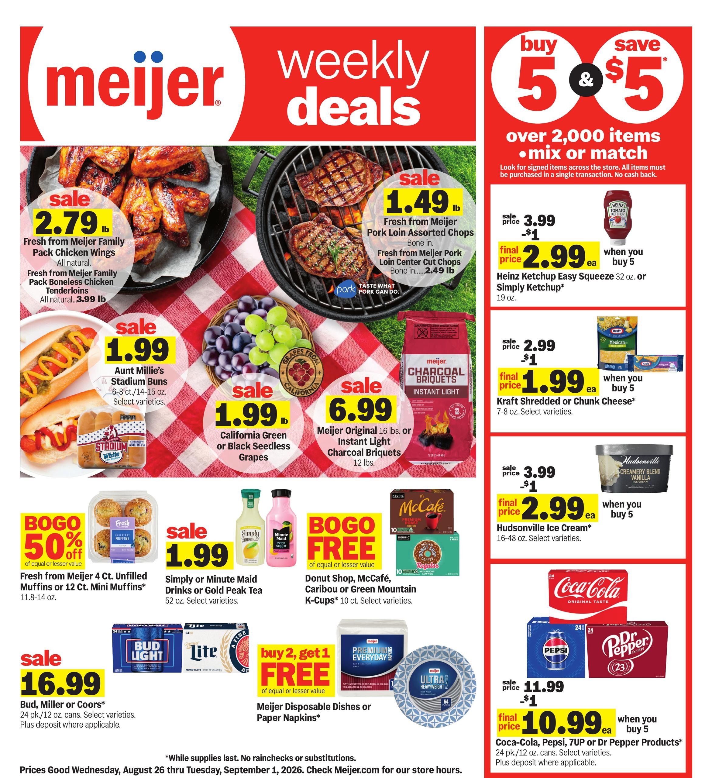 Meijer (Clay City Area, IL) Weekly Ad August 26 - September 1, 2026