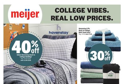 Meijer (Appleton Area, WI) college vibes. real low prices. Weekly Ad August 26 - September 1, 2026
