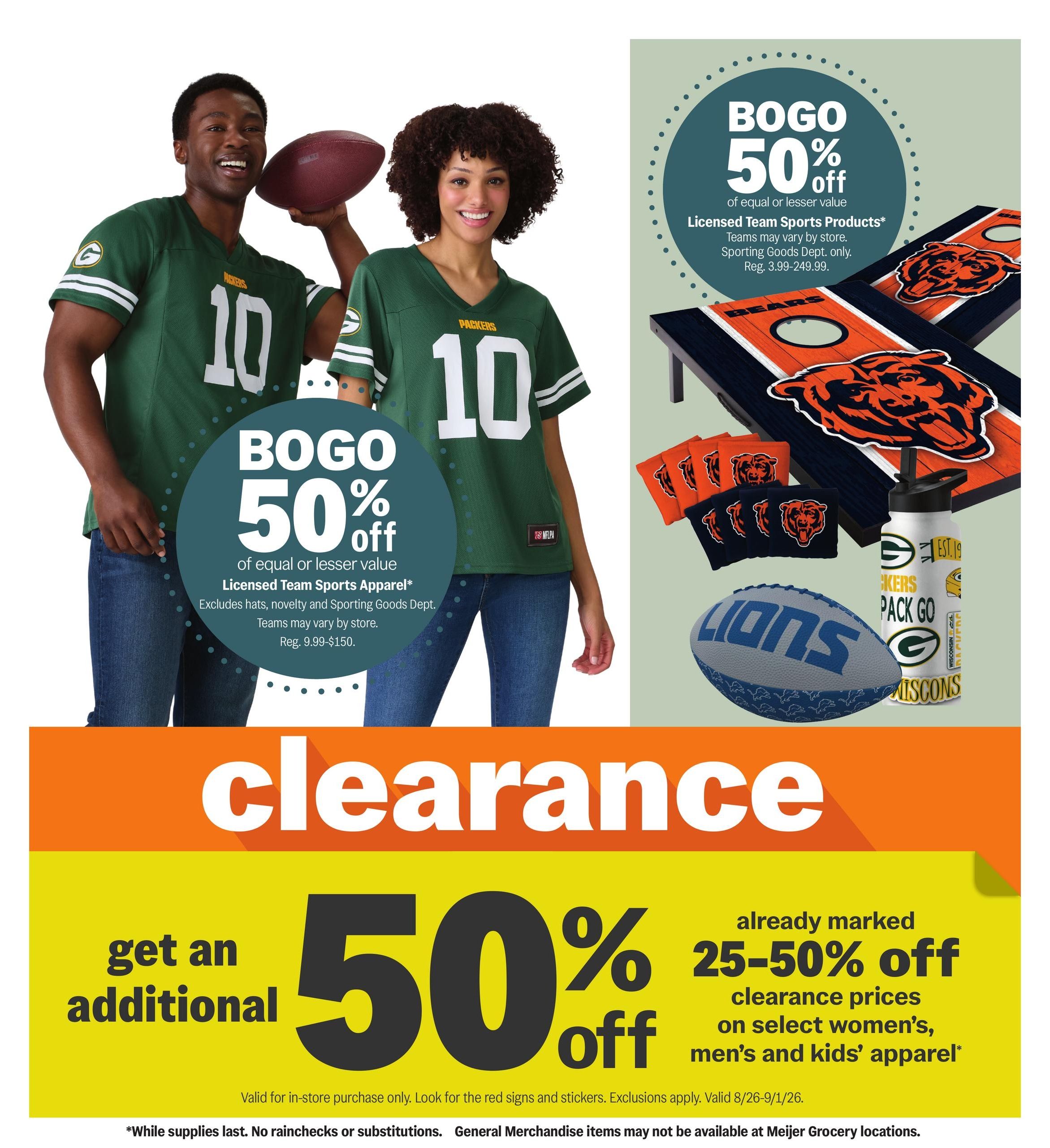 Meijer (Appleton Area, WI) college vibes. real low prices. Weekly Ad August 26 - September 1, 2026