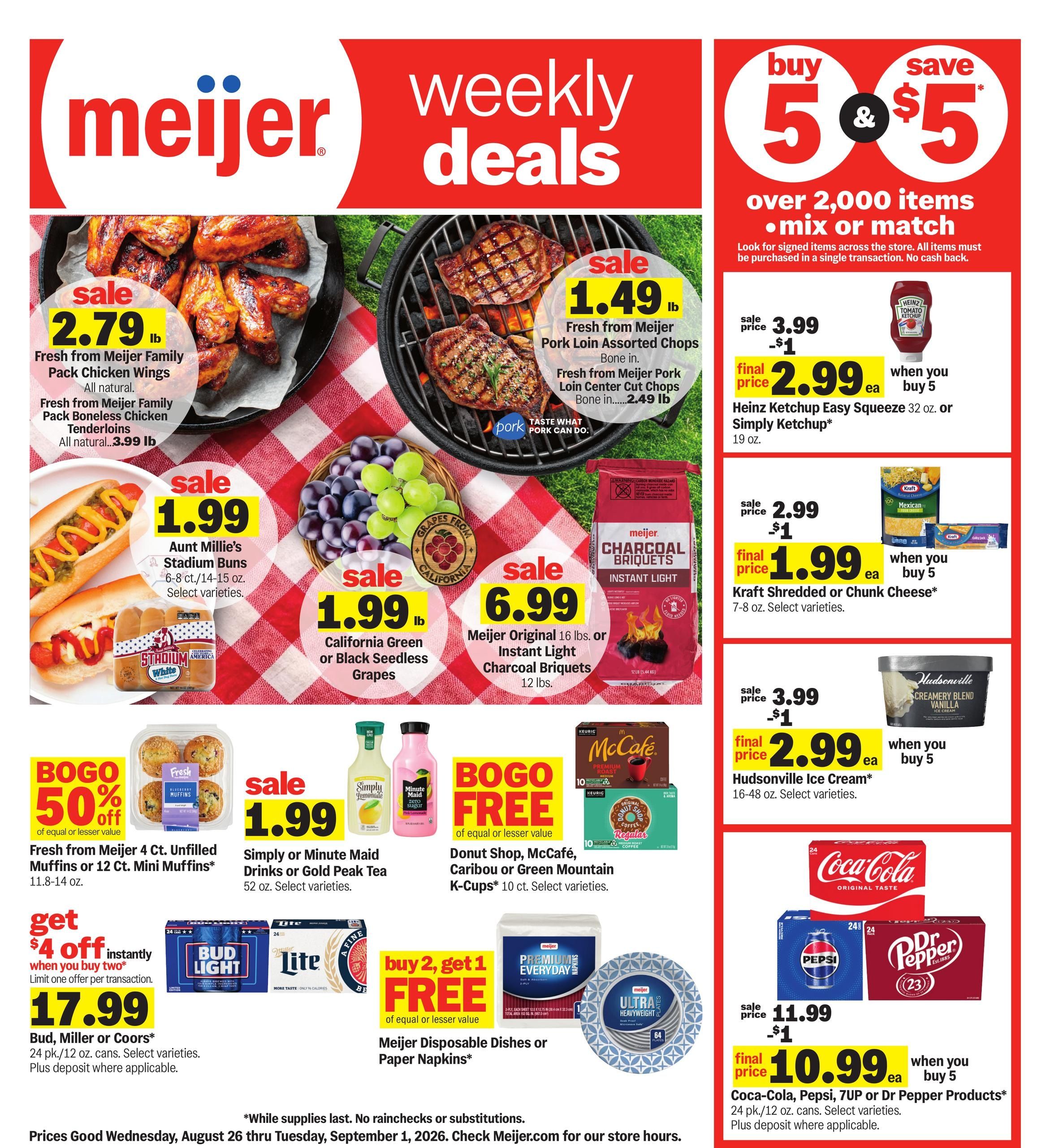 Meijer (Armstrong Area, IL) Weekly Ad August 26 - September 1, 2026