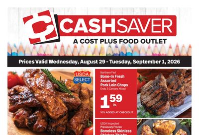 Cash Saver Beaumont Weekly Ad August 26 - September 1, 2026