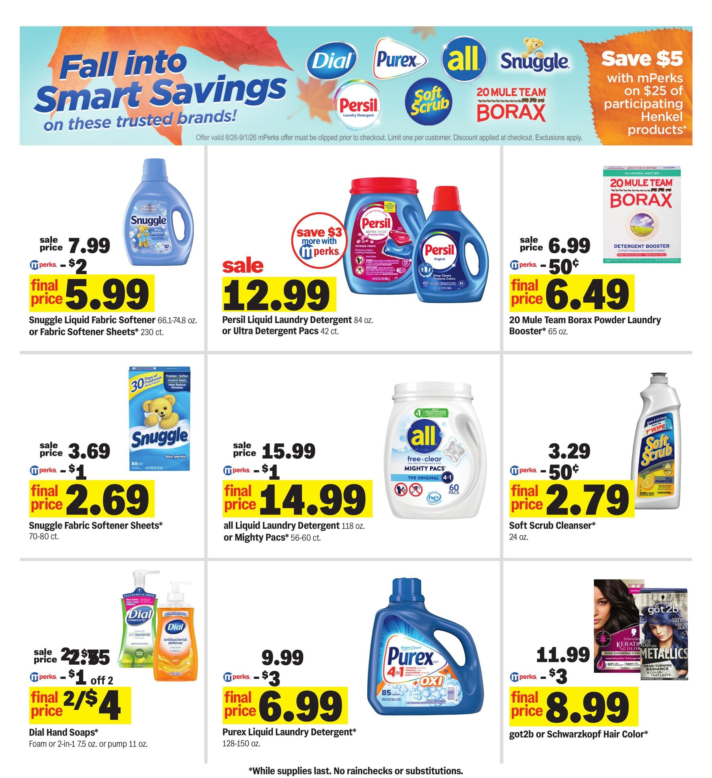 Meijer (Arcadia Area, IN) Weekly Ad August 26 - September 1, 2026